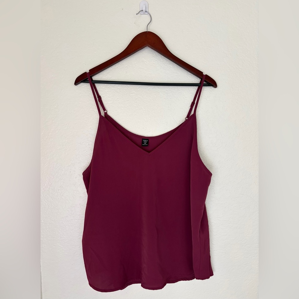SHEIN Deep Red Camisole Top